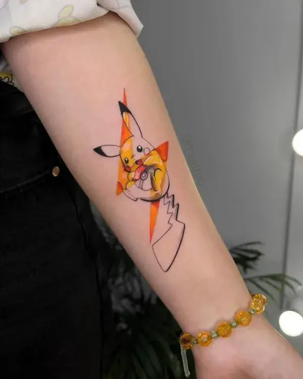 Pikachu tattoo