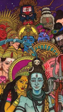 🔱🕉🙏🏻 | Hindu art, God illustrations, God art