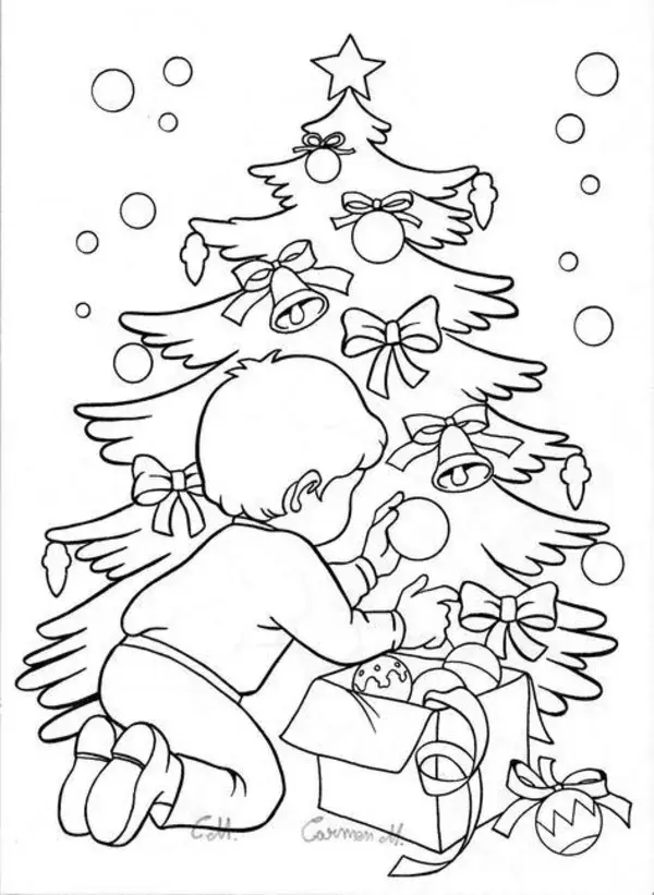 coloring book page for kids