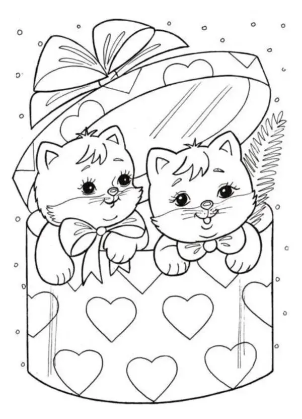 Valentine Coloring Book Pages