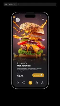 Redesign The Mcdonalds  App