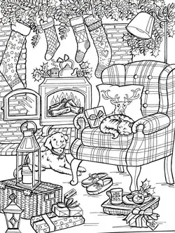 Christmas Coloring Page