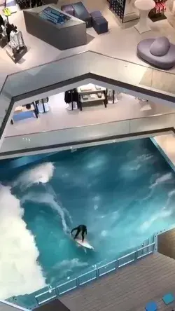 Can You Imagine An Indoor Wave Pool In Your House?
