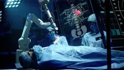 Team of Surgeons Perform a Stock Footage Video