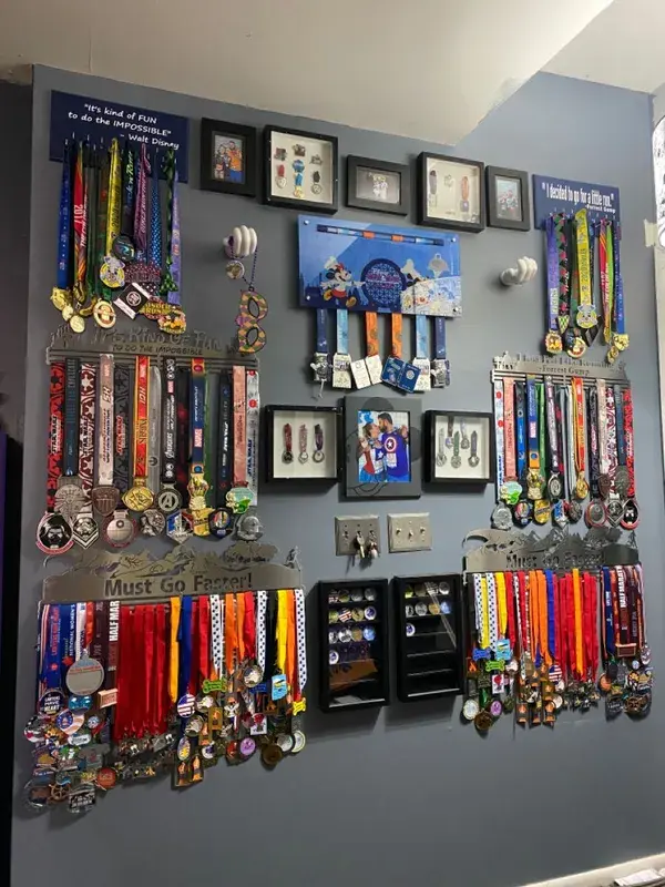 Race Medal Wall