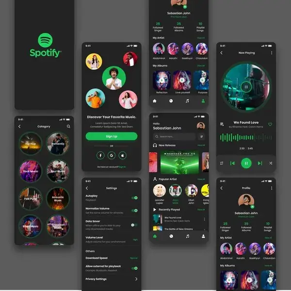 Music App UI Design Concept!