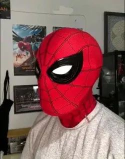 Movable Simulation Spider-Man Helmet