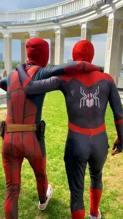 SPIDERMAN DEADPOOL IN REAL LIFE HD