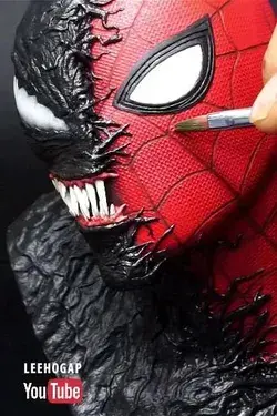 How to make a Spider-Man and Venom Combination Sculpture