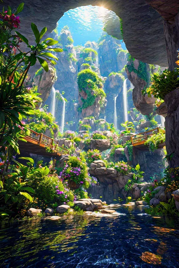 Tropical Ravine