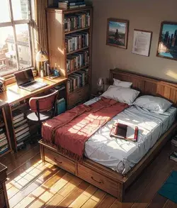 Teenager's dreamy bedroom 06
