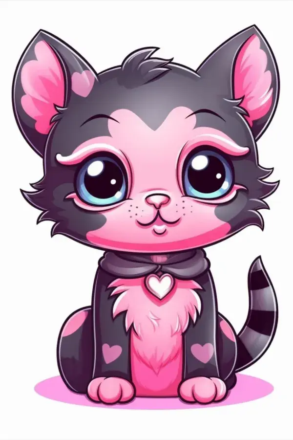 Cute cat clipart