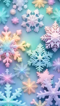 HD background wallpaper  - Snowflakes