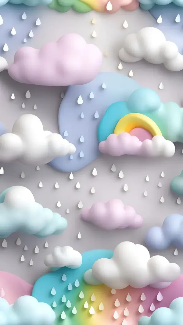 HD phone background- rain