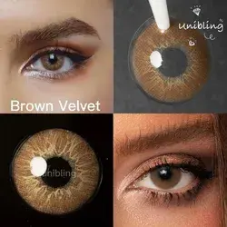 unibling velvet series colored contacts