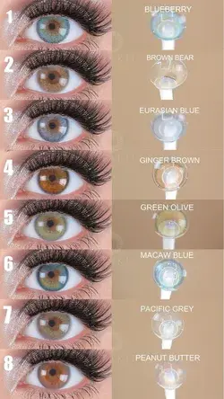 Which color is your fave? @otakulens_official What other shades do you want us to come out with? | Eye makeup, Natural contact lenses, Cosmetic contact lenses