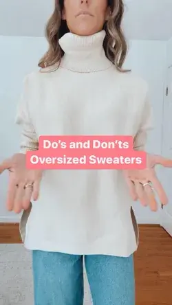 Do’s and Don’ts of Oversized Sweaters | Oversized Outfit | Oversized Sweater Outfit | Fall Fashion