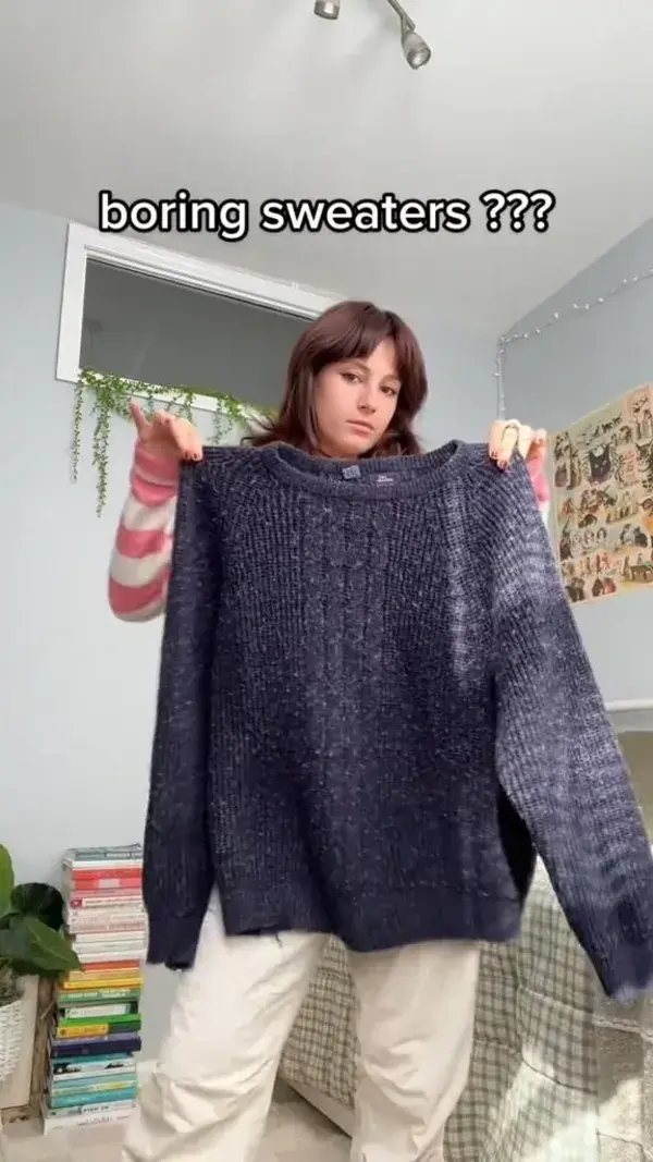 sweater upcycle