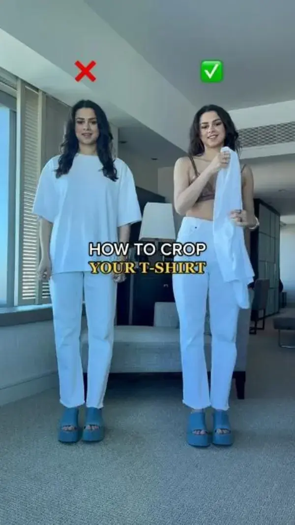 How To Crop Your T-Shirt In Seconds