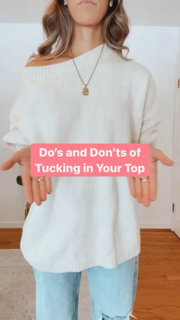 Do’s and Don’ts of Tucking in Your Top | Shirt tuck | How to Tuck Your Shirt | How to Tuck a Sweater