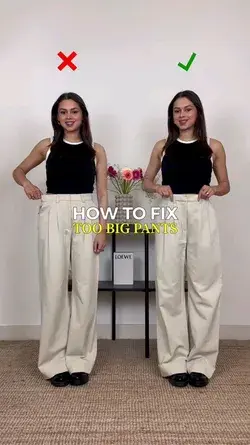 How to fix too big pants @bobrown