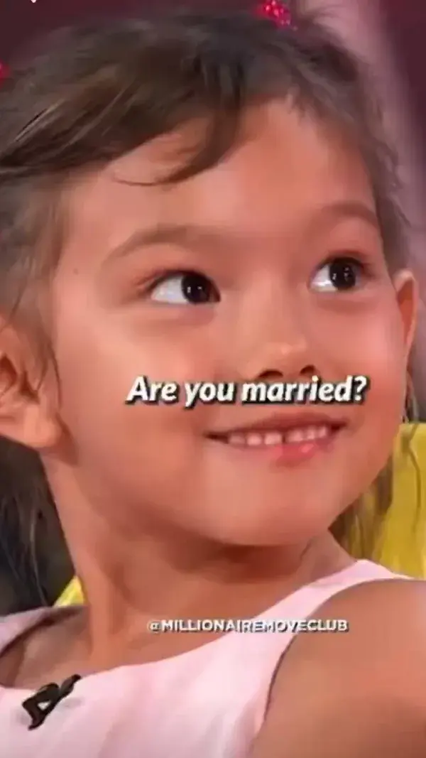 7 year old gonna marry. …