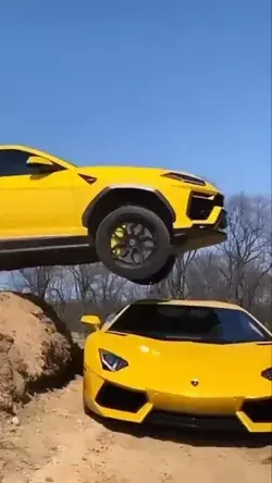 urus jump from baby Lamborghini 🤣🤯🔥