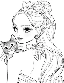 47 Barbie Coloring Pages For Kids And Adults - Our Mindful Life