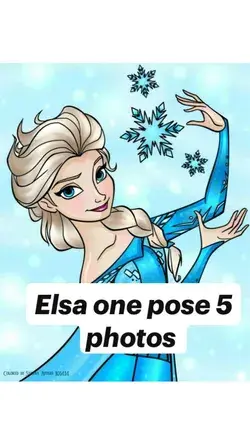 Elsa one pose 5 photos
