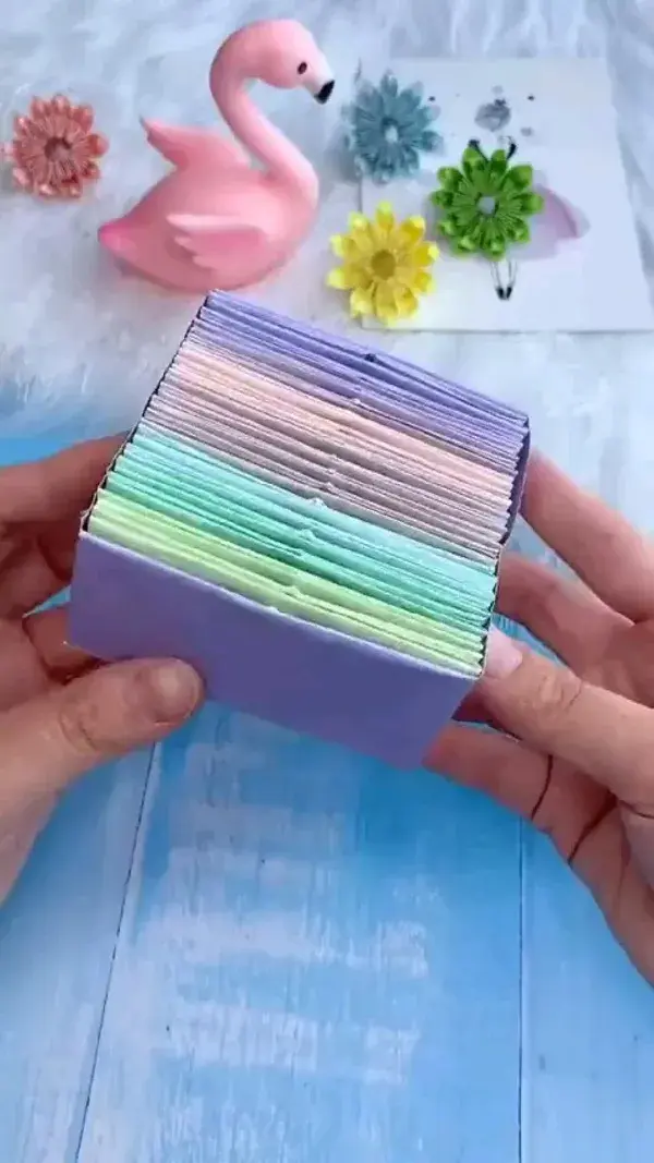 #diy how to make a paper box #craft #storage box