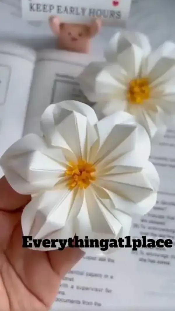 DIY Paper Craft | Origami Paper Flower | paper flowers diy easy