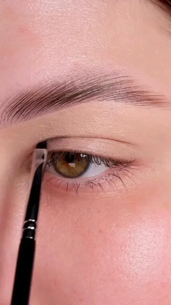 Perfect Winged Eyeliner With The Brush Technique