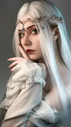 Elf girl Goddess aesthetic