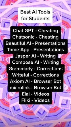 A.I tools for students