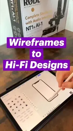 Wireframes to Hi-Fi Designs