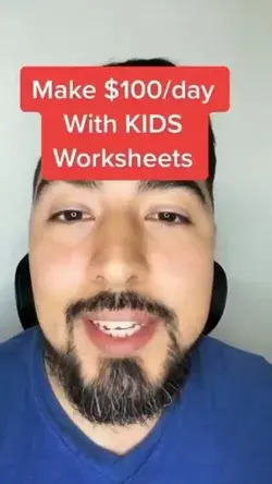 Make $100 per Day with Kids Worksheet