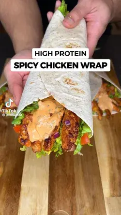 Spicy Grilled Chicken Wrap