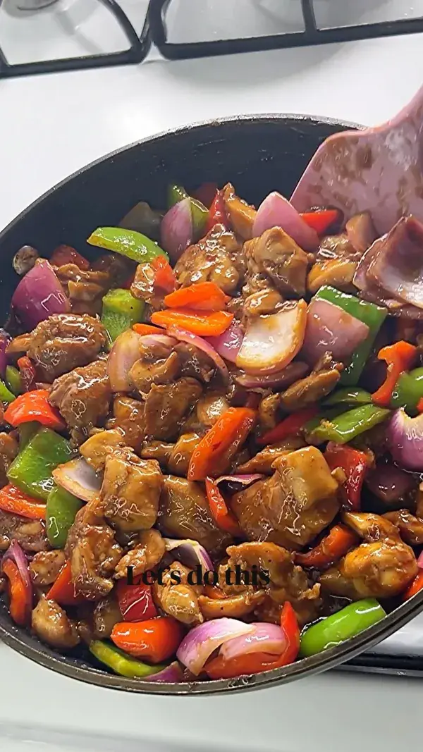 Spicy Peppered Chicken Recipe/Perfect Vegetables Stir Fry.This recipe is so easy and flavorful.