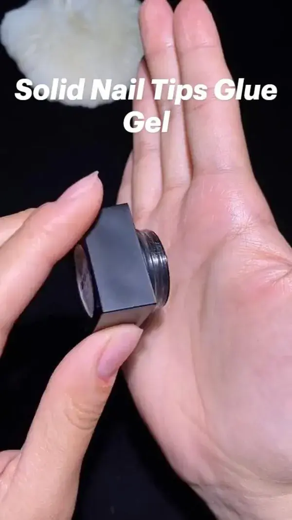 Solid Nail Tips Glue Gel