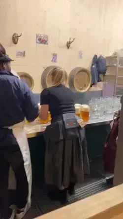 Irish powerful lady waitress