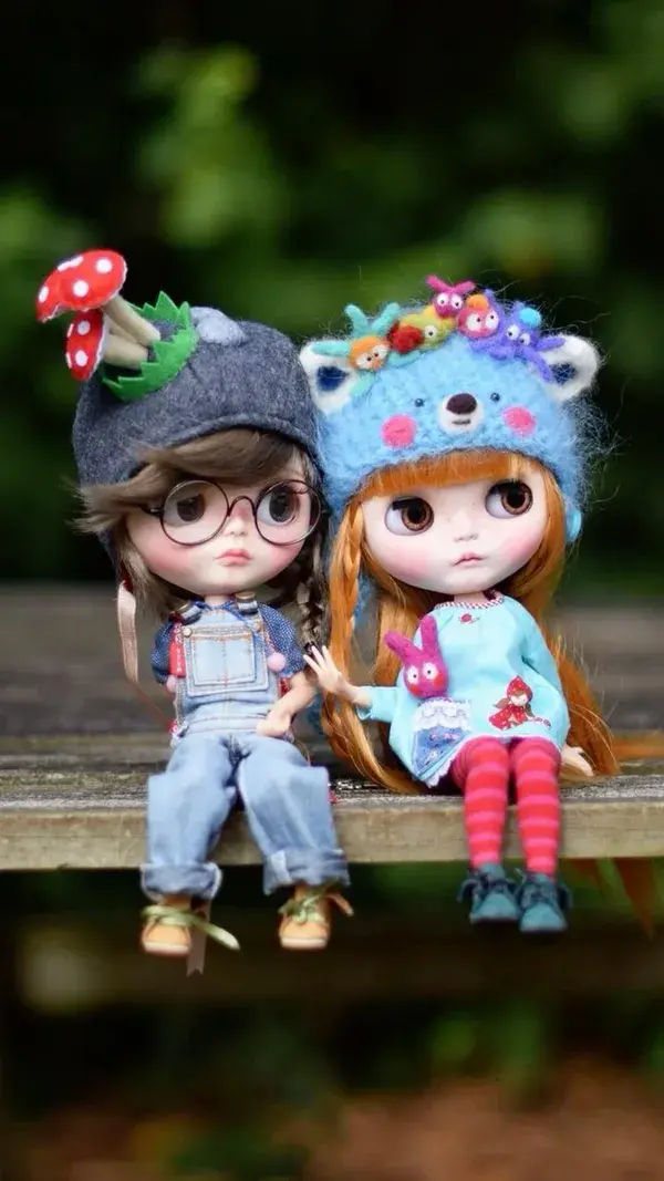 Very Cute Couple Miniature Dolls in 2023