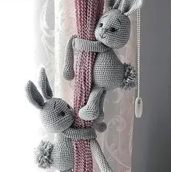 Marvelous And Eye Catching crochet curtain holder patterns crochet curtain tie back styles
