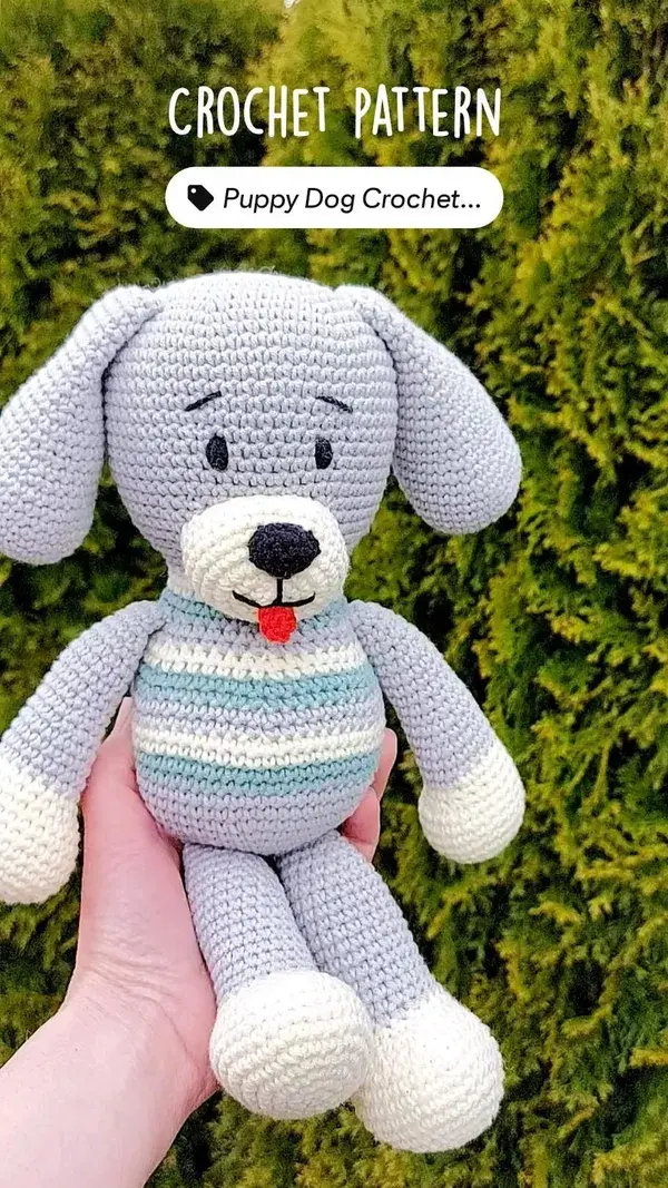 Puppy Toy Amigurumi Crochet Pattern