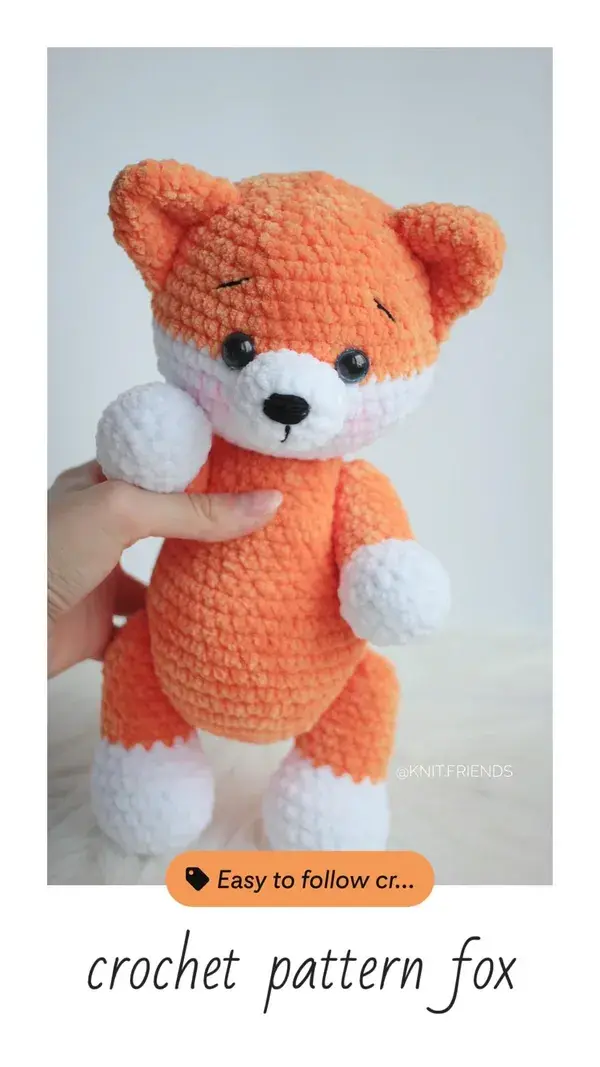 Amigurumi crochet pattern fox forest animal