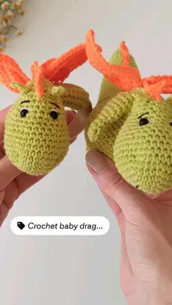 Crochet dragon amigurumi pattern