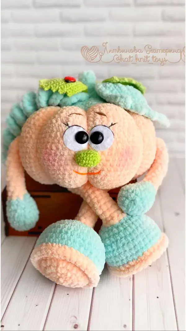 Crochet pumpkin pattern Amigurumi doll crochet pattern plush toy