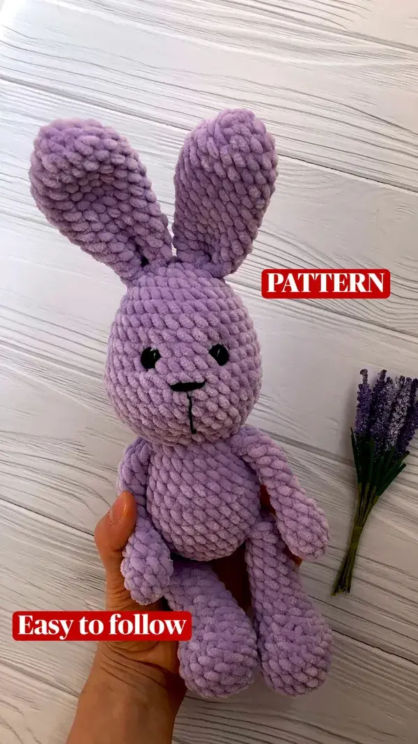 PATTERN crochet plush bunny