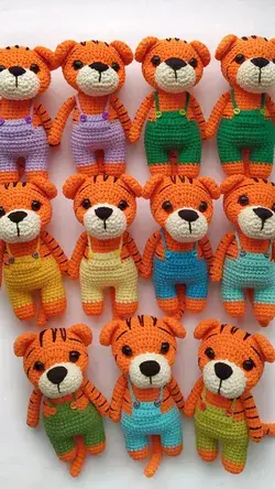 Crochet tiger pattern