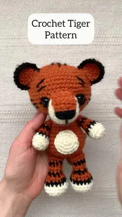 Crochet Tiger Pattern | Amigurumi Tiger