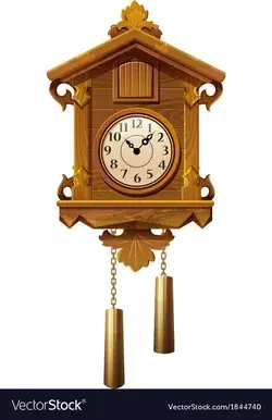 Cuckoo clock Royalty Free Vector Image - VectorStock